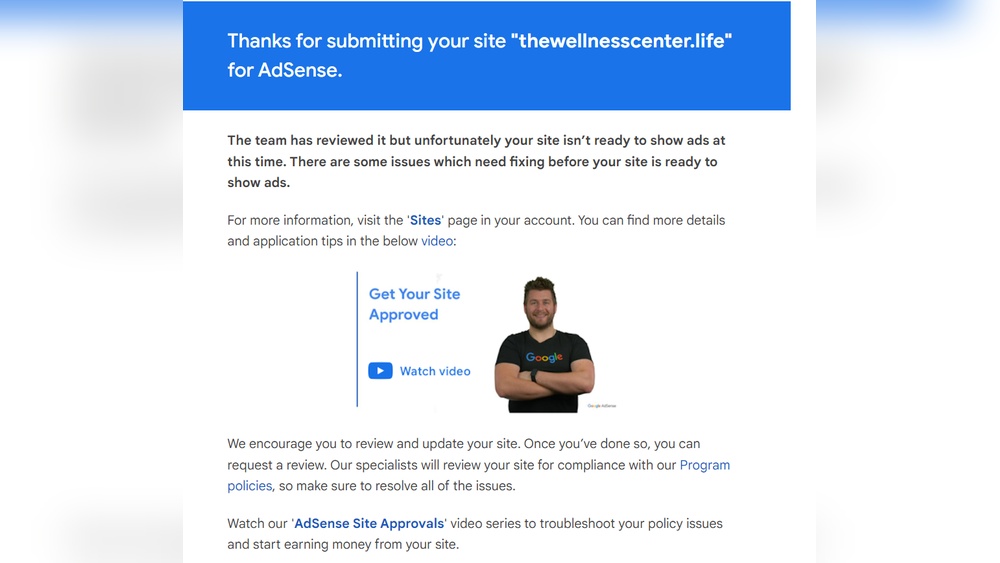 Google Adsense Approval Tips