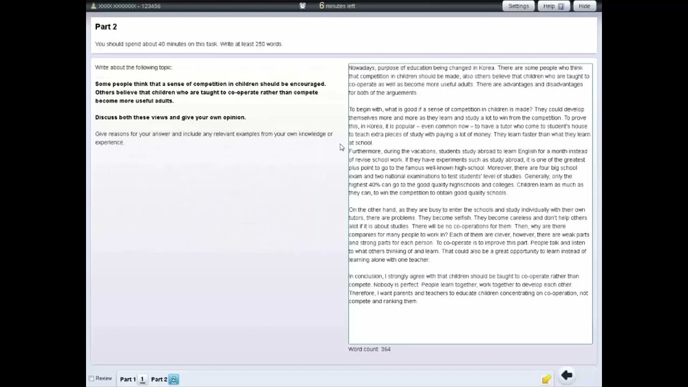 Ielts Computer Based Writing