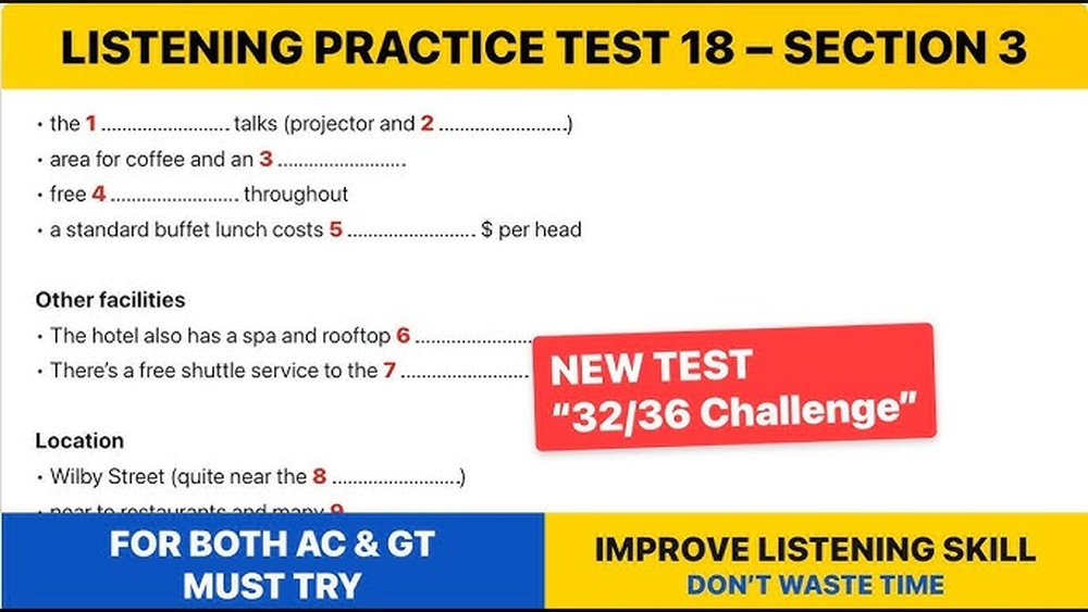 Ielts Listening Transcription Practice
