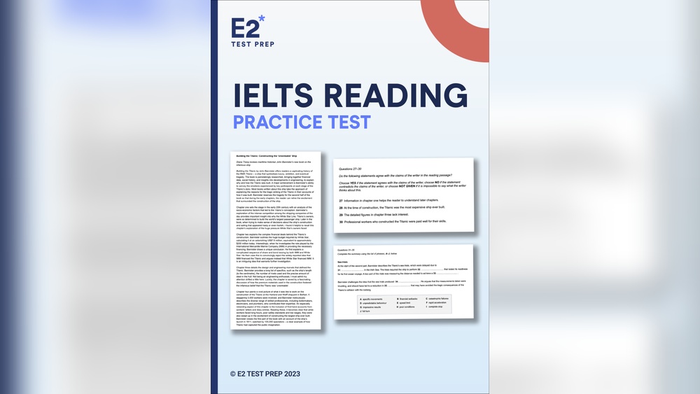 Ielts Reading Test With Answers