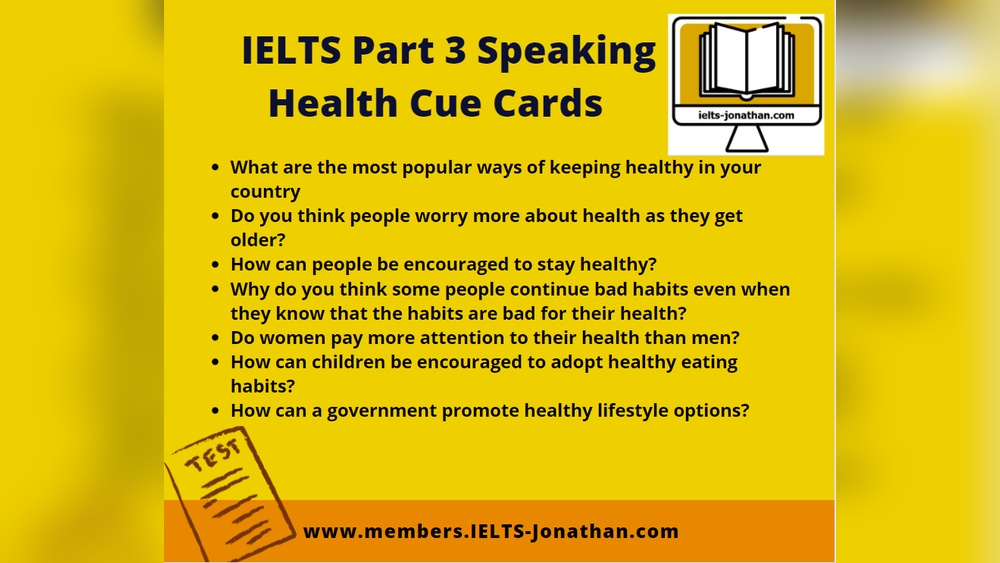 Ielts Speaking Part 3 Questions