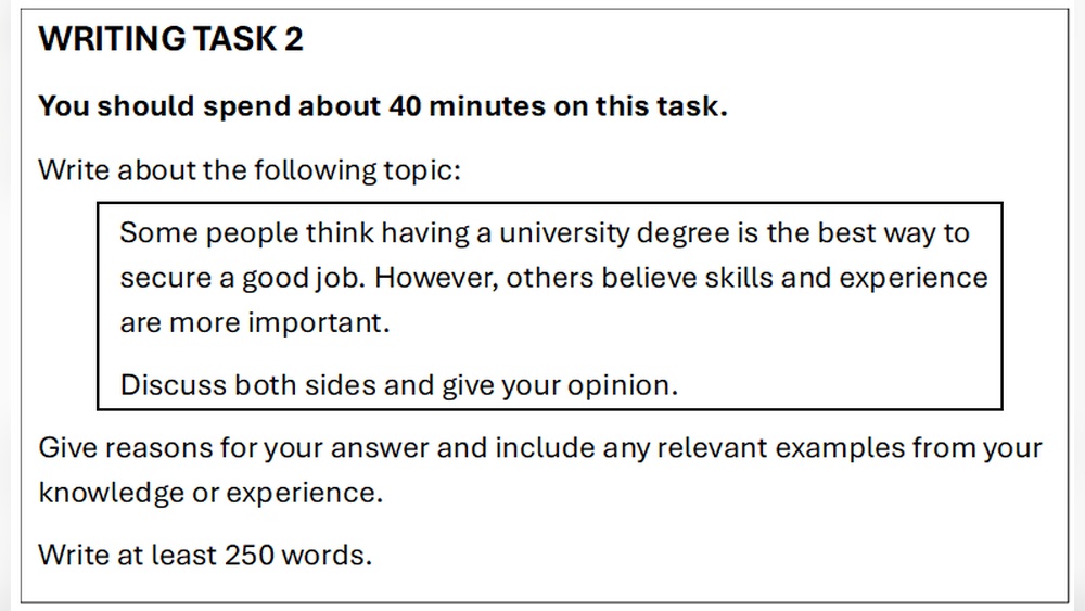 Ielts Writing Task 2 Essay Topics