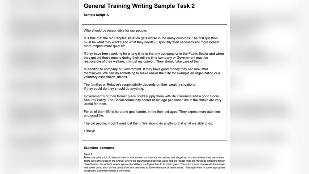 Ielts Writing Task 2 Sample Answers
