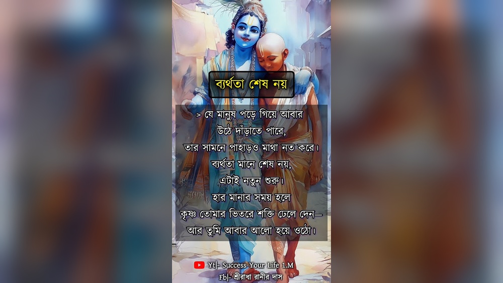 হার মানা মানেই শেষ নয়